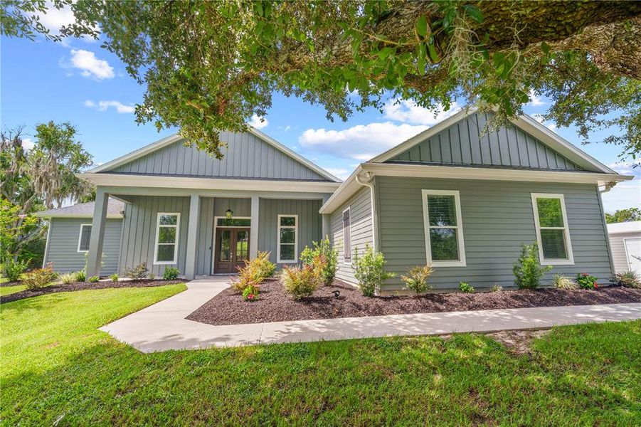 Front exterior of a new home in , St. Cloud, FL, highlighting curb appeal (Image 22).