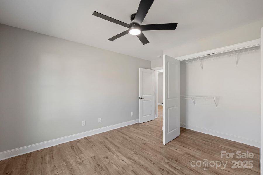 Spacious closet- 2nd bedroom Spacious closet- 2nd bedroom