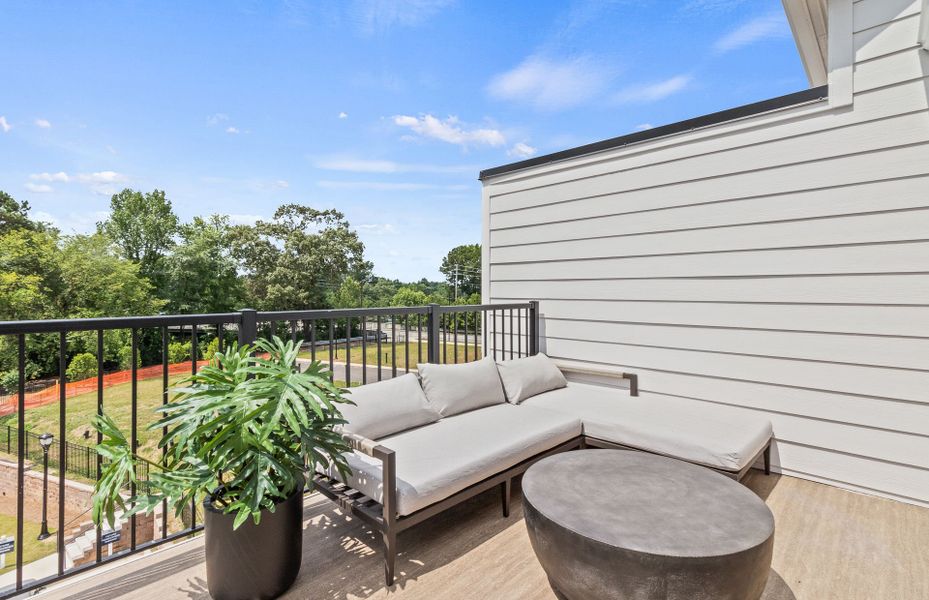 Fourth Floor Terrace in new homes for sale at Skyl