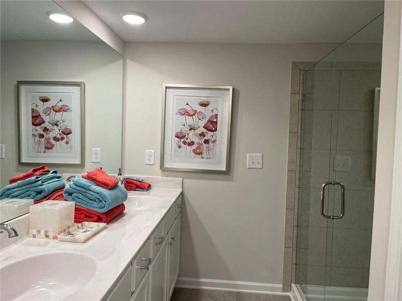 Furnished interior view inside a new home in The Collection at Wolf Creek, Lawrenceville (Image 11).