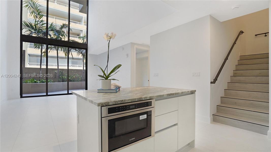 Furnished interior view inside a new home in , Miami (Image 12).