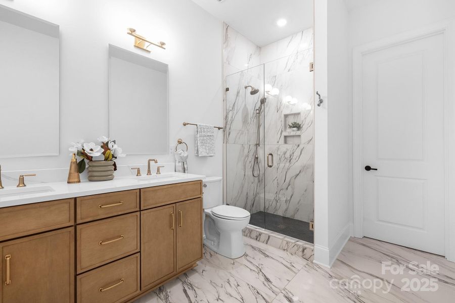 Furnished interior view inside a new home in , Charlotte (Image 31).