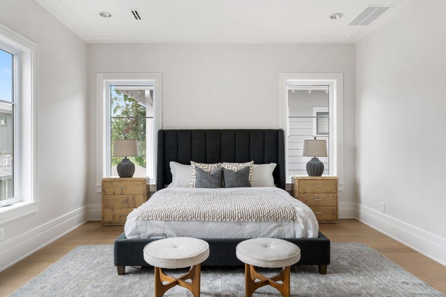 Absolutely stunning primary suite.