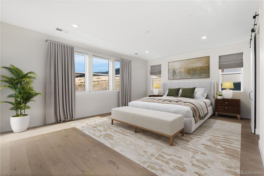 Furnished interior view inside a new home in Autograph at Lyric, Lone Tree (Image 32).