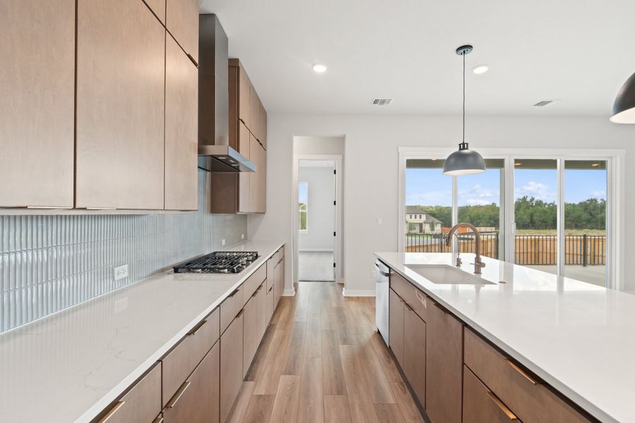 Furnished interior view inside a new home in Lariat, Liberty Hill (Image 7).