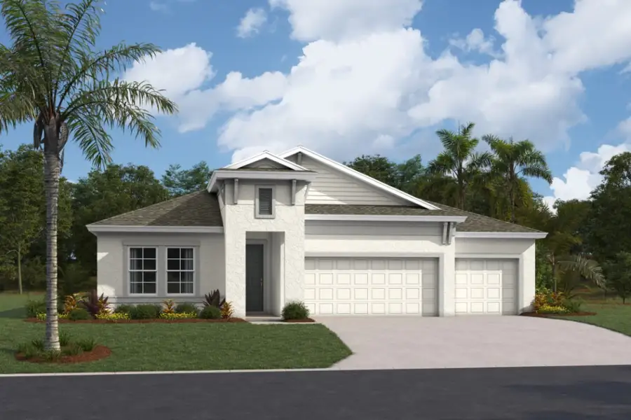 Front exterior of a home in the Pasadena Woods community, located in Wesley Chapel, FL (Image 5). Front exterior of a home in the Pasadena Woods community, located in Wesley Chapel, FL (Image 5).