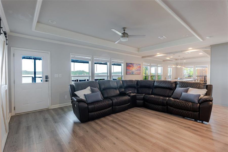 Furnished interior view inside a new home in , Graford (Image 14).