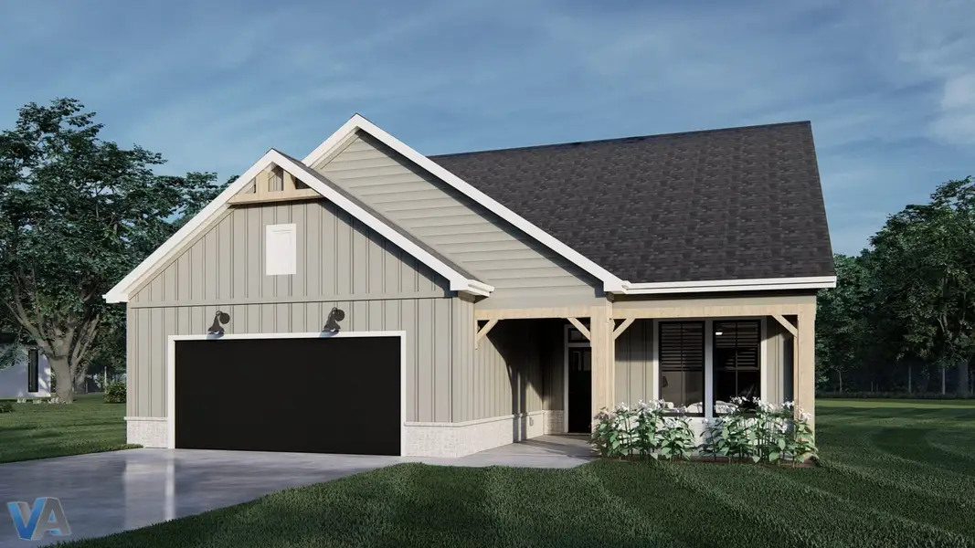 Representative exterior photo of a completed home built from the Torino by Perfection Builders in The Courtyards at Oakland Hills, Louisville, KY (Image 10).