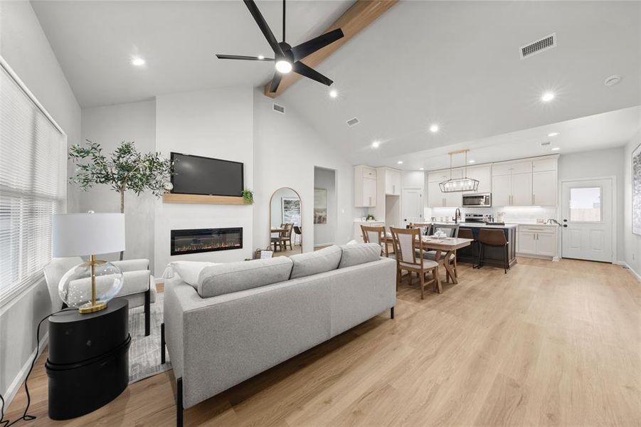 Furnished interior view inside a new home in , Waco (Image 6).