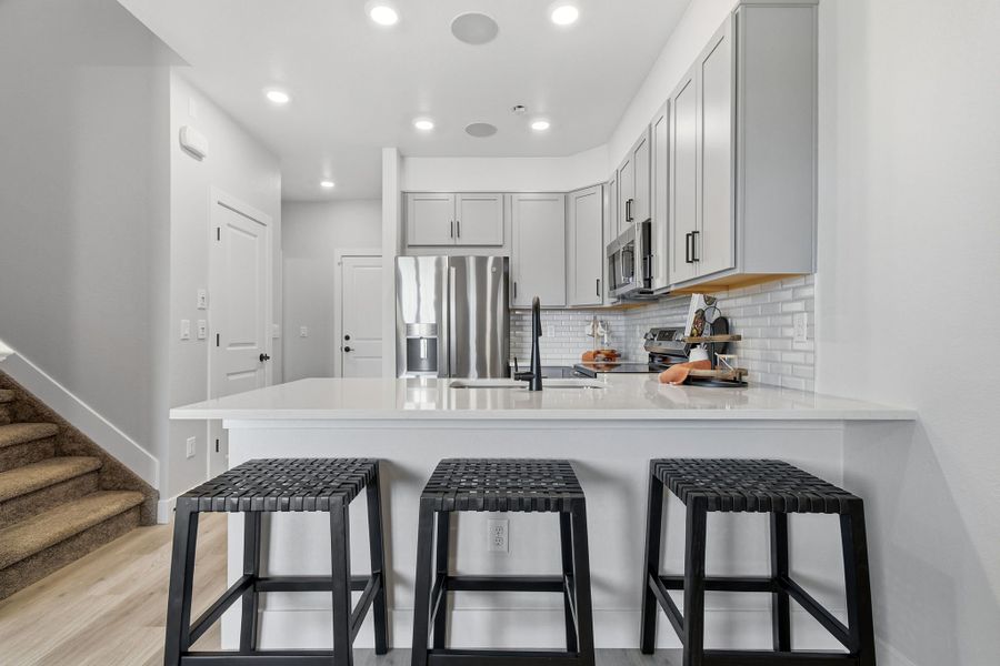 Representative furnished interior of a home built from the Backcountry by Taylor Morrison in Trailstone, Arvada (Image 10).