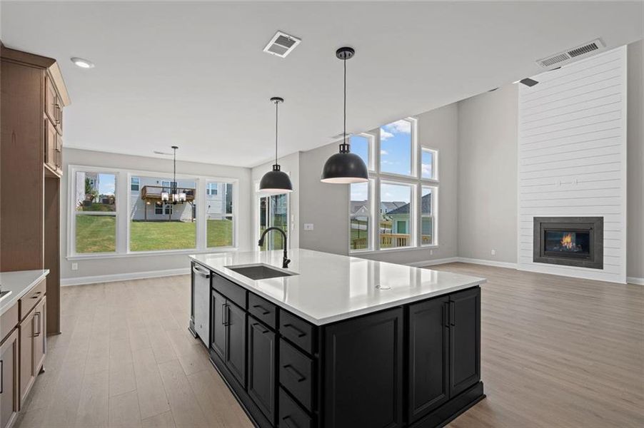 Furnished interior view inside a new home in Twin Lakes, Hoschton (Image 12).