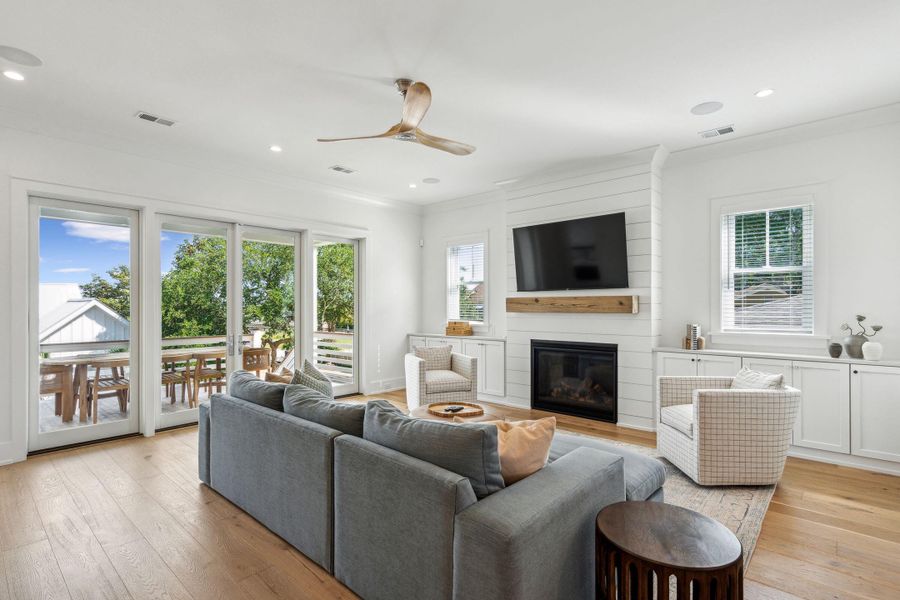 Furnished interior view inside a new home in , Isle Of Palms (Image 13).