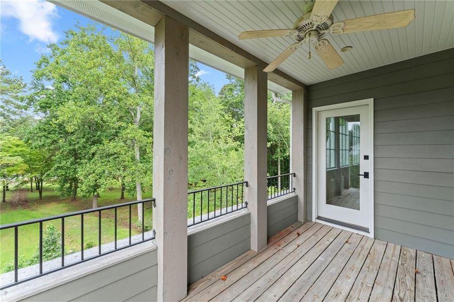 Exterior details and patio area of a home in , Dawsonville (Image 3).