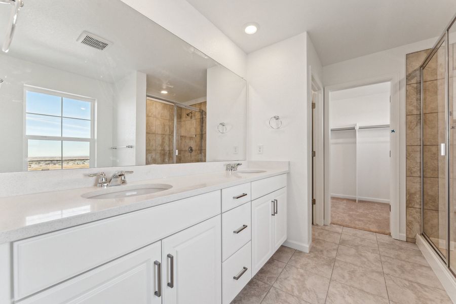 Representative furnished interior of a home built from the Buena Vista by Taylor Morrison in Sterling Ranch Ascent Village, Littleton (Image 19).