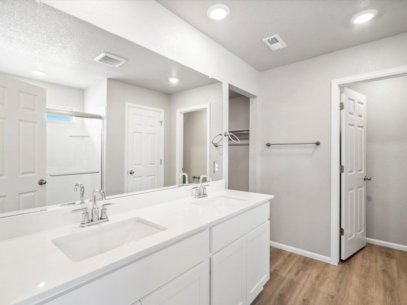 Furnished interior view inside a new home in Revere at Johnstown, Johnstown (Image 5).