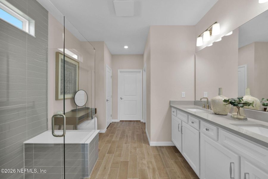 Furnished interior view inside a new home in Westerly Park at Wildlight, Yulee (Image 22).