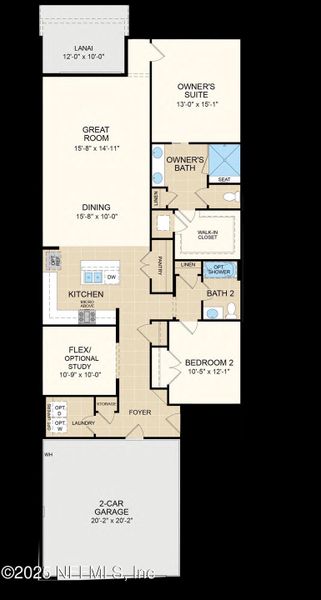 2D floor plan layout of this home in , Jacksonville, FL (Image 2). 2D floor plan layout of this home in , Jacksonville, FL (Image 2).