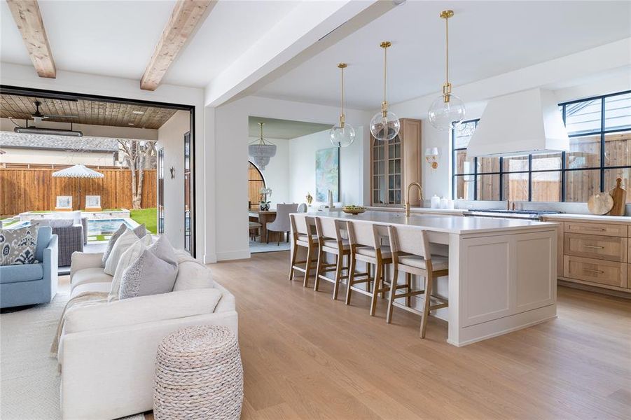 Furnished interior view inside a new home in , Dallas (Image 27).