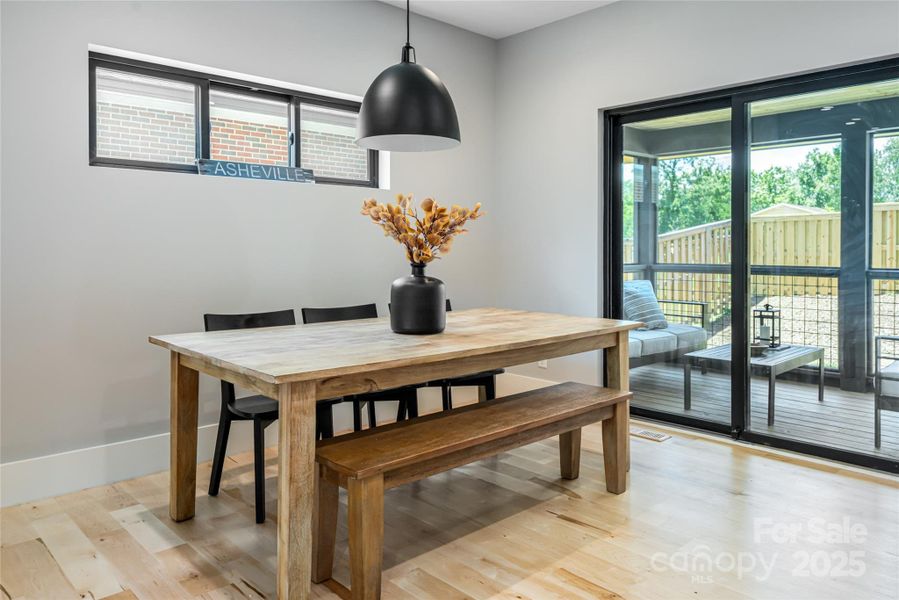 Furnished interior view inside a new home in , Asheville (Image 4).