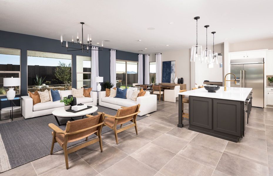 Representative furnished interior of a home built from the Acclaim by Pulte Homes in Regent Hills - Enchantment Series, Buckeye (Image 7).
