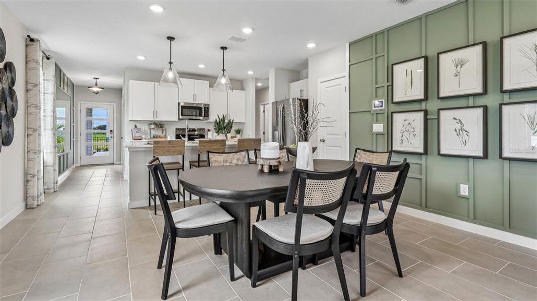 Furnished interior view inside a new home in Liberty Trace, Haines City (Image 5).