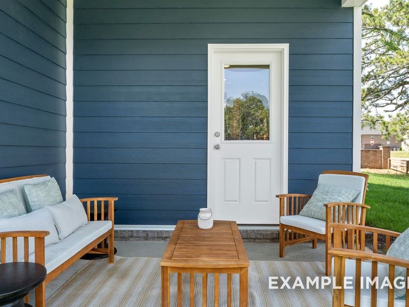 Exterior details and patio area of a home in Woods Crossing, Gallatin (Image 3). Exterior details and patio area of a home in Woods Crossing, Gallatin (Image 3).