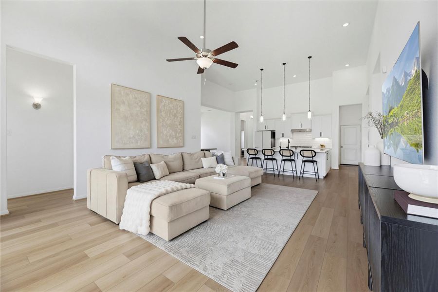 Furnished interior view inside a new home in , Cypress (Image 16).