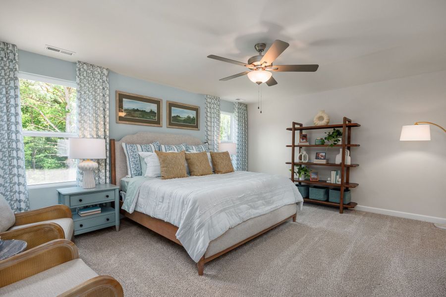 Representative furnished interior of a home built from the The Willow B by Davidson Homes LLC in Retreat at North Main, Lillington (Image 25).