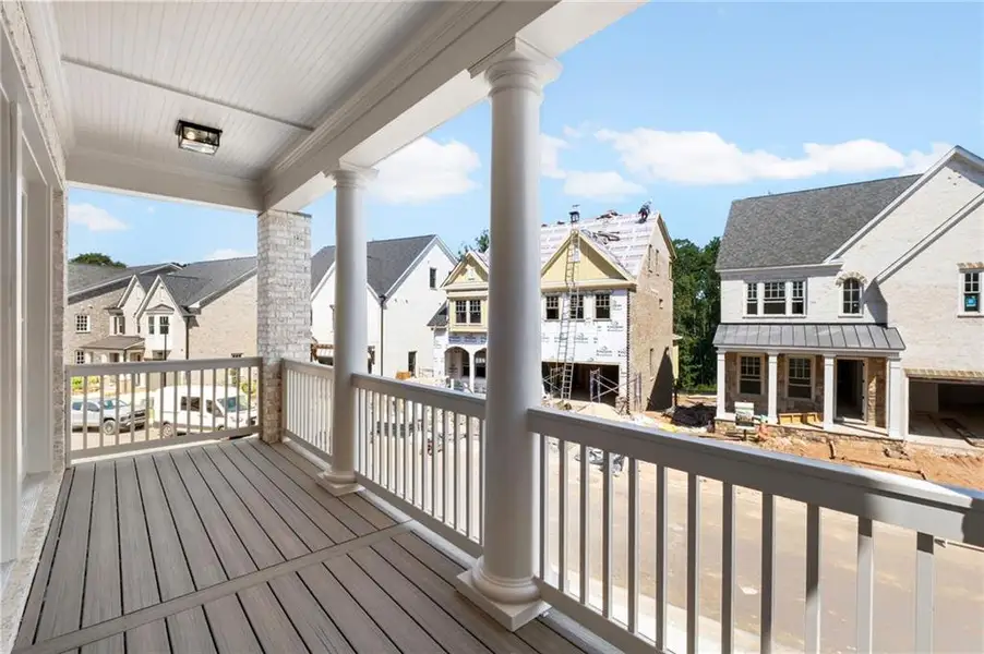 Exterior details and patio area of a home in , Suwanee (Image 3).