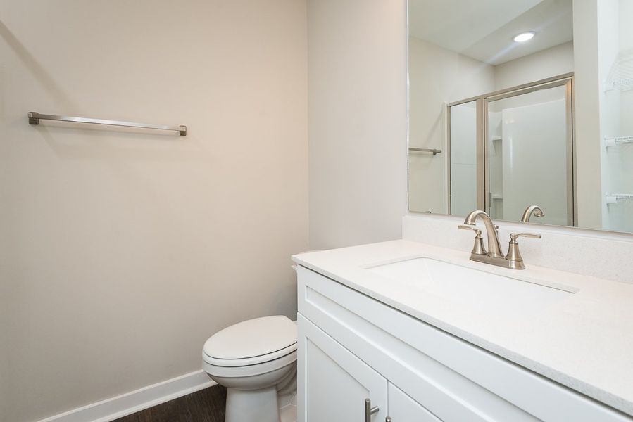 Representative interior finishes for a home built from the Jefferson (FP) by Foundation Home Builders LLC in Pinnix Loop, Burlington (Image 6).