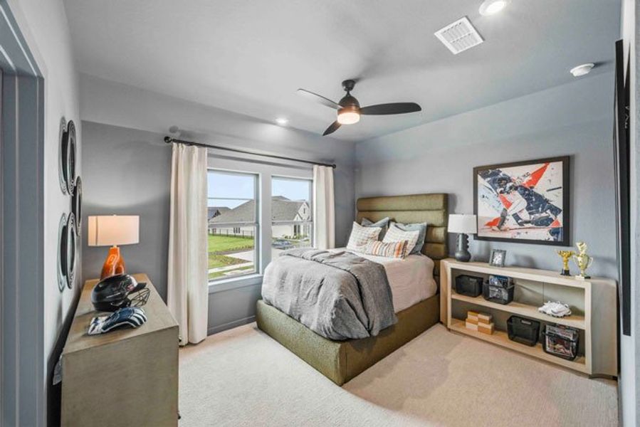 Furnished interior view inside a new home in Bridgeland 45', 50', 70', Cypress (Image 40).