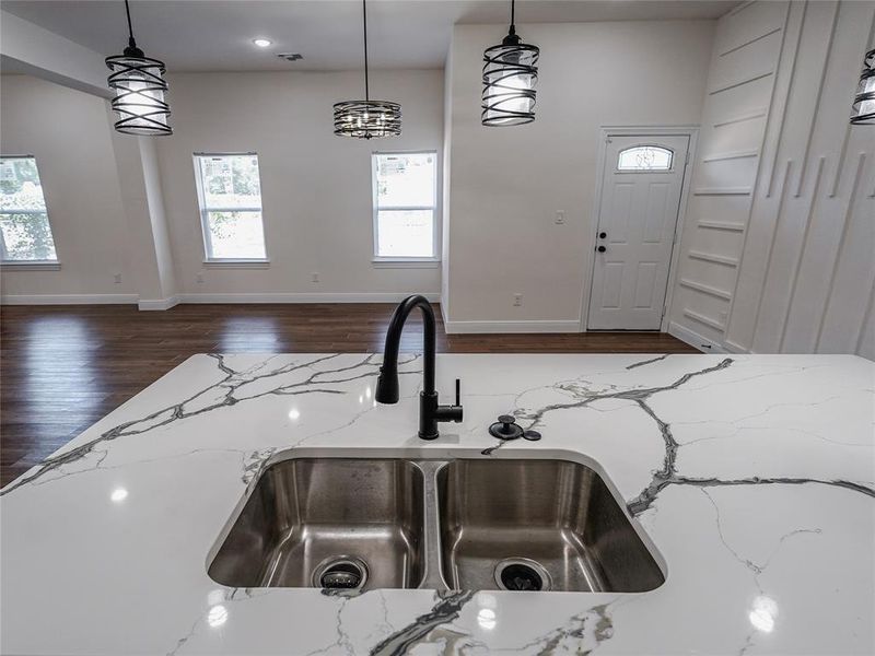 Furnished interior view inside a new home in , Dallas (Image 6).