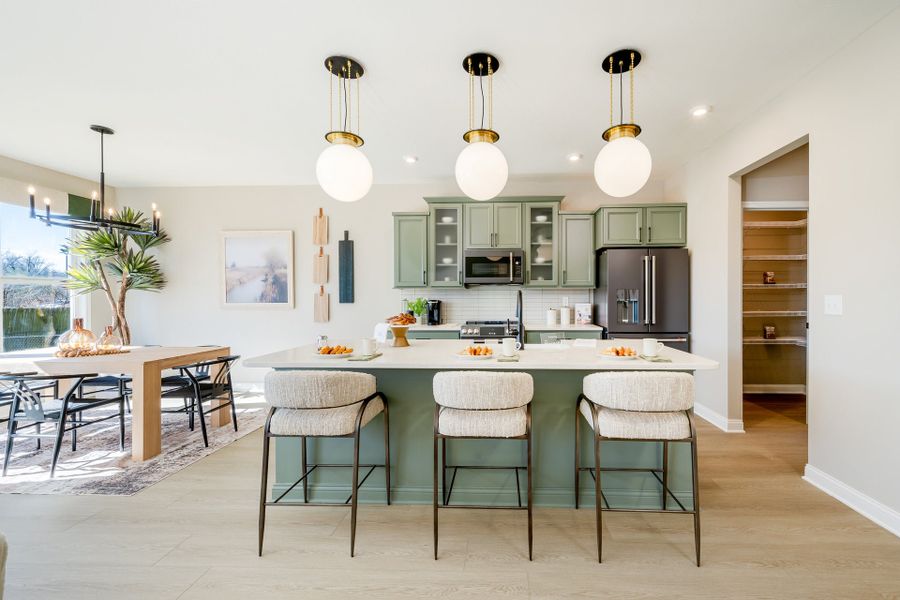 Representative furnished interior of a home built from the Magnolia by Fischer Homes in Vista Hills, Louisville (Image 13).
