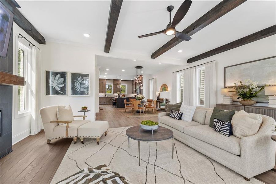 Furnished interior view inside a new home in Archerfield, Smyrna (Image 9).