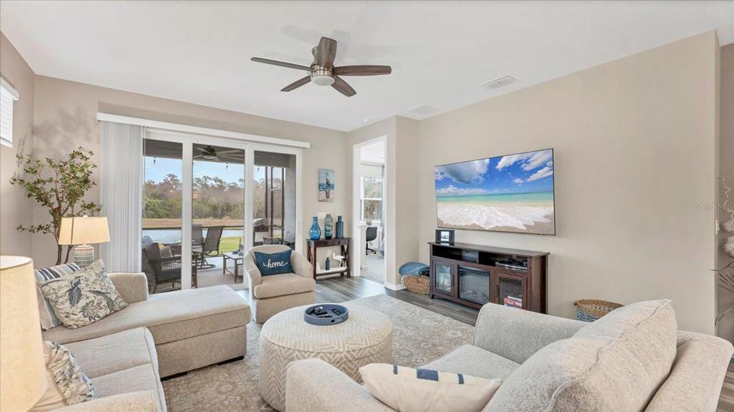 Furnished interior view inside a new home in , Parrish (Image 8).