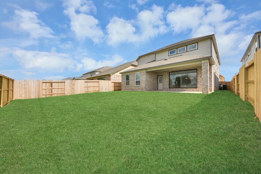Exterior details and patio area of a home in Cypress Green, Hockley (Image 27).