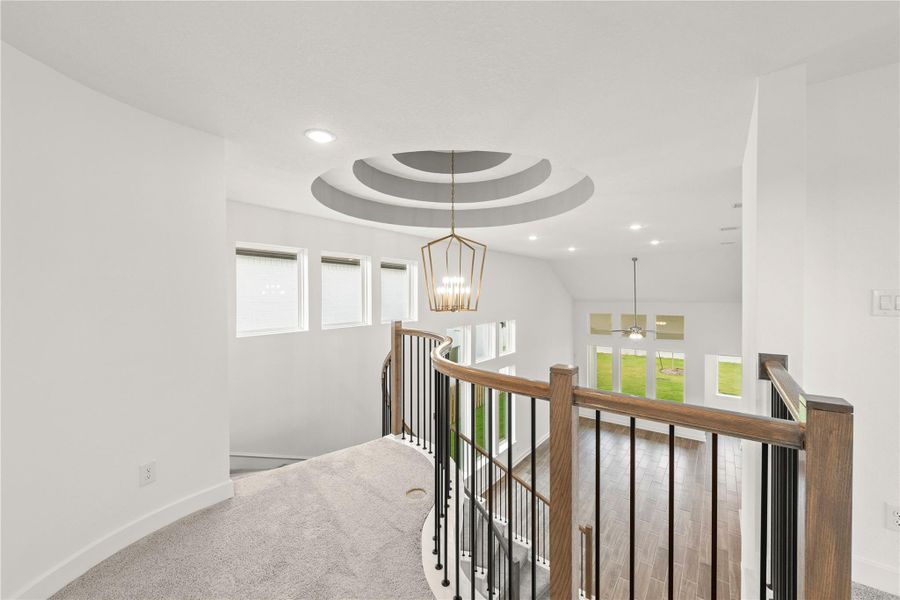 Furnished interior view inside a new home in COLTON™ - 45', Montgomery (Image 10). Furnished interior view inside a new home in COLTON™ - 45', Montgomery (Image 10).