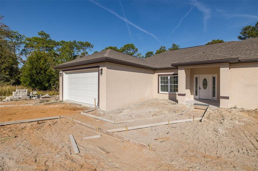 In-progress construction of a new home in , Weeki Wachee, FL (Image 67).