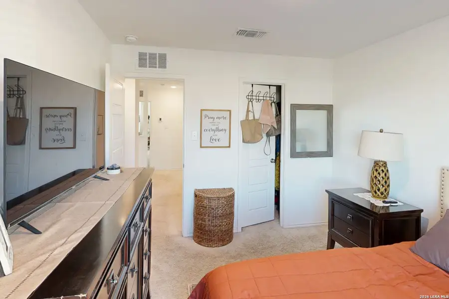 Furnished interior view inside a new home in Horizon Ridge, San Antonio (Image 18). Furnished interior view inside a new home in Horizon Ridge, San Antonio (Image 18).