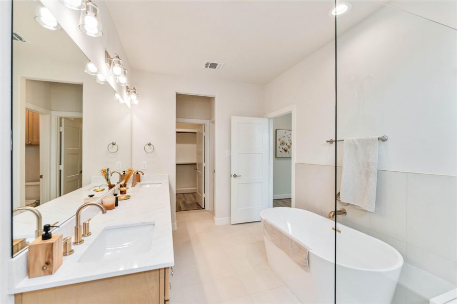 Furnished interior view inside a new home in , Houston (Image 5).