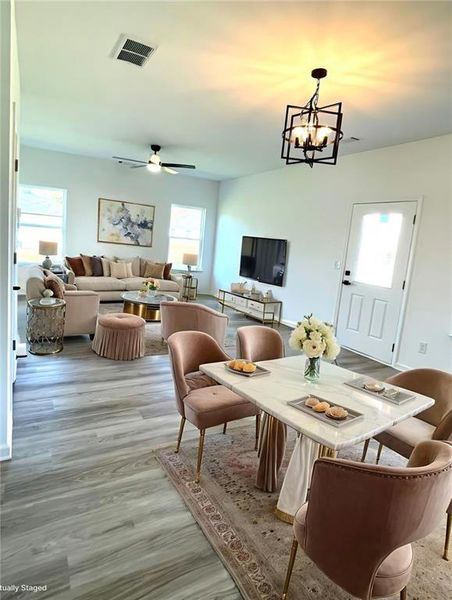 Furnished interior view inside a new home in , Lavonia (Image 12).