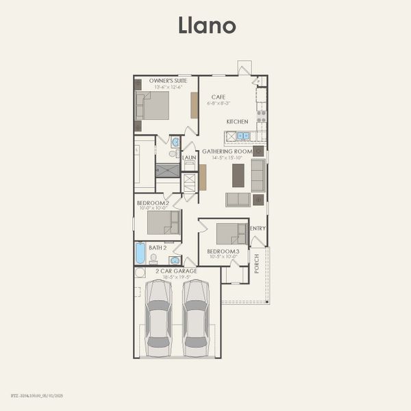 2D floor plan layout for the Llano by Centex in Ashford Crossing, Princeton, TX (Image 3). 2D floor plan layout for the Llano by Centex in Ashford Crossing, Princeton, TX (Image 3).