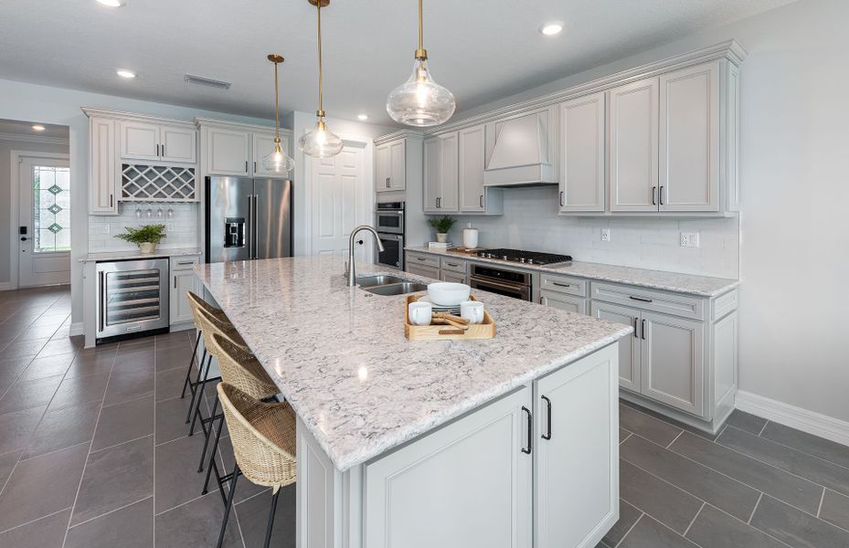 Stellar Kitchen New Home Floorplans at Southern Harmony