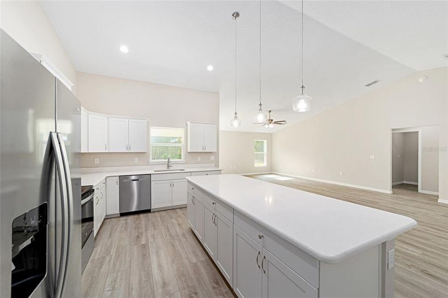 Furnished interior view inside a new home in , Dunnellon (Image 6).