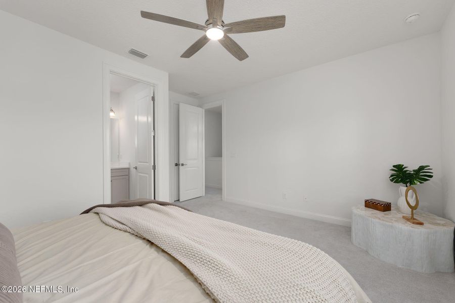 Furnished interior view inside a new home in Nocatee, Ponte Vedra (Image 50). Furnished interior view inside a new home in Nocatee, Ponte Vedra (Image 50).