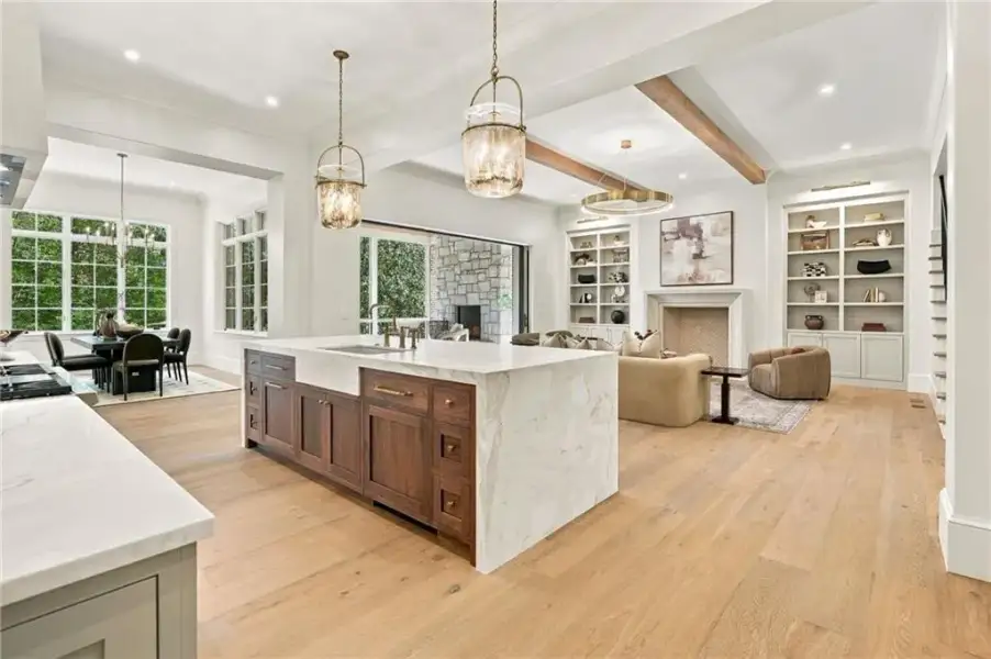 Furnished interior view inside a new home in , Atlanta (Image 5).