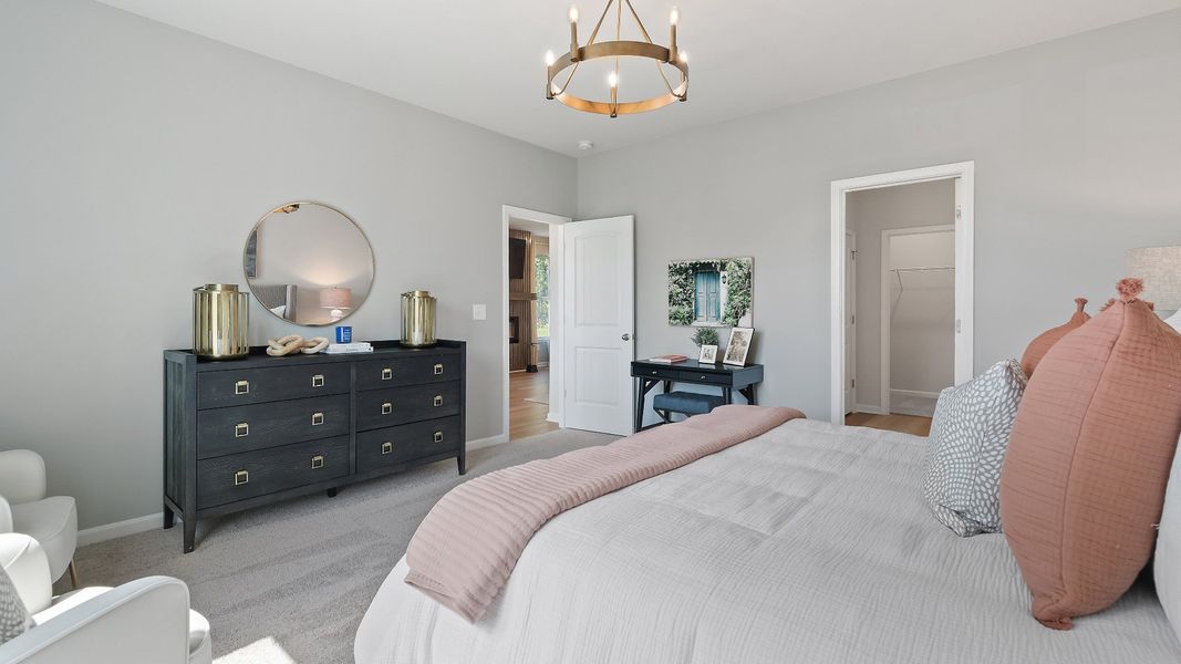Furnished interior view inside a new home in Chapel Hill, Newnan (Image 16).