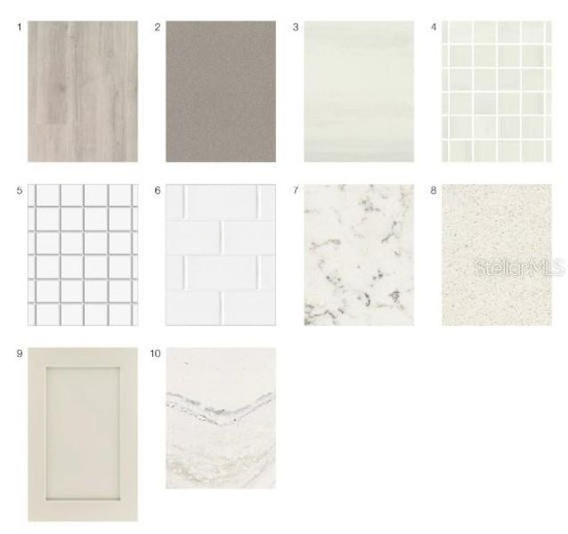 Sample of building materials used in homes in Esplanade at Wellen Park, Englewood (Image 13).