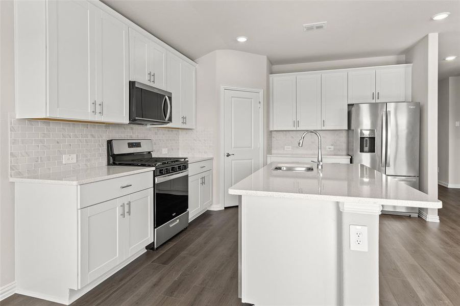 Furnished interior view inside a new home in River Ridge, Crandall (Image 2).