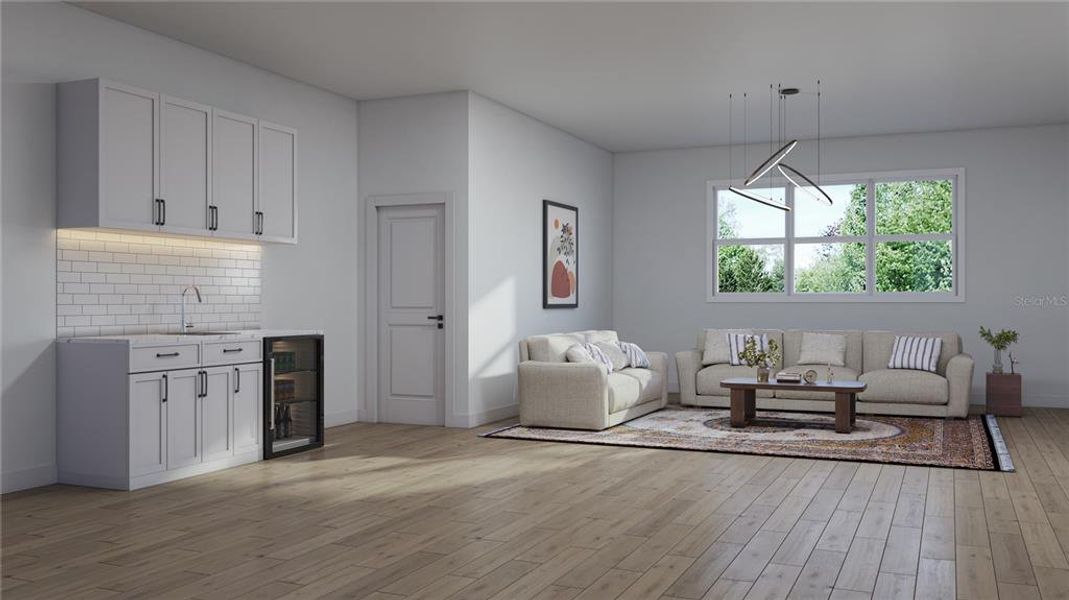 Furnished interior view inside a new home in , Tampa (Image 9).